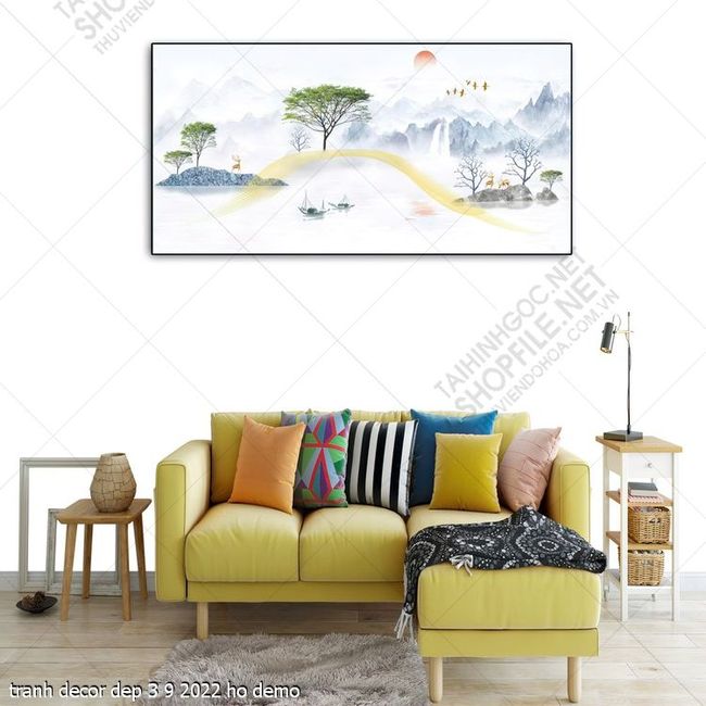 tranh decor dep 3 9 2022 ho